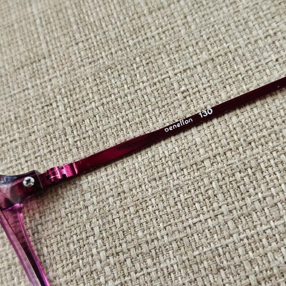 Benetton Women Glassses Frame Purple DENVER HPN 54[]18 130 Eyeglasses New main image 4